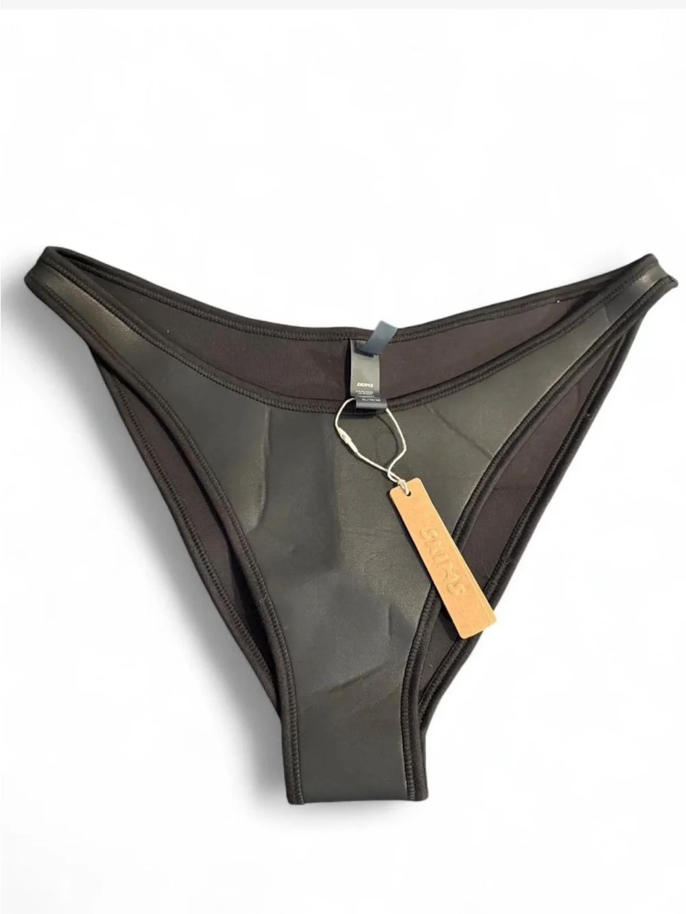 SKIMS Black Bikini Bottoms Surfer style NWT